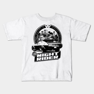 NIGHT RIDER (black) Kids T-Shirt